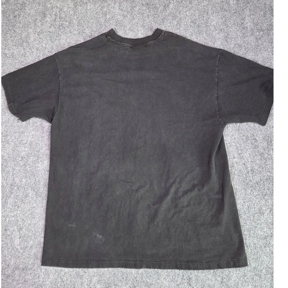 Vintage Disney T-Shirt Mens XL Black 90s Mickey Mouse Disney Channel Beefy-T - Picture 5 of 8